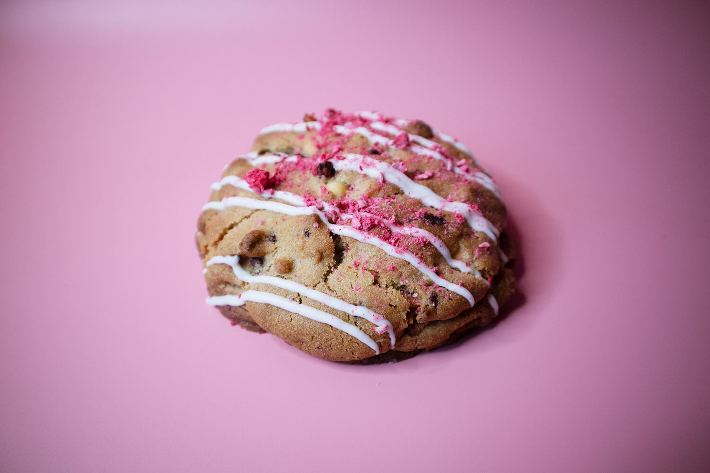 Chonky Co Valentines White Chocolate and Raspberry Cookie